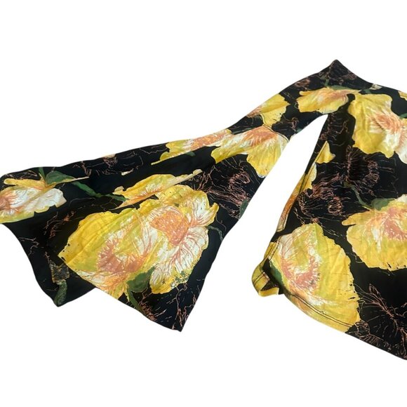 We The Free Birds of Paradise Bell Sleeve Shirt Blouse Top Size Small Women's - Picture 9 of 11